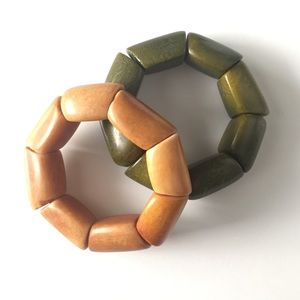 ANTHROPOLOGIE Block Bracelets